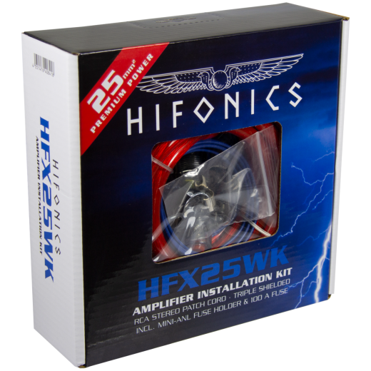 Hifonics HFX25WK Premium kábelkészlet