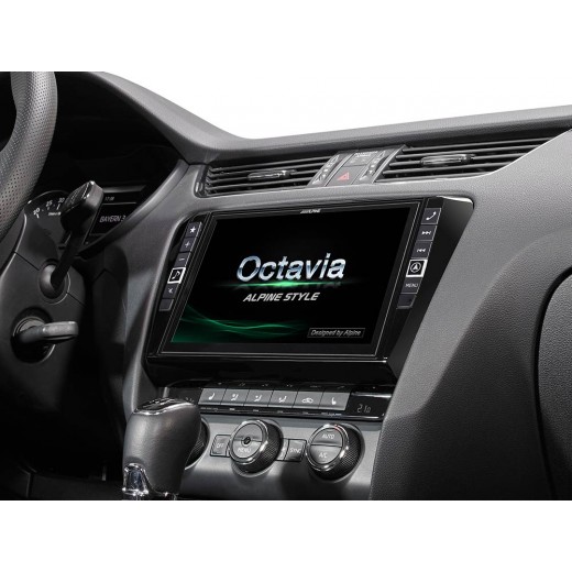 Alpine X901D-OC3 GPS navigáció a Škoda Octavia 3-hoz