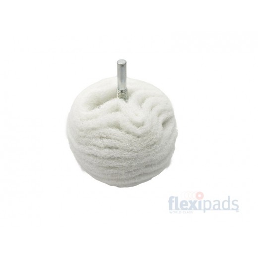Flexipads White Microfine Scruff Ball 75 polírozógolyó