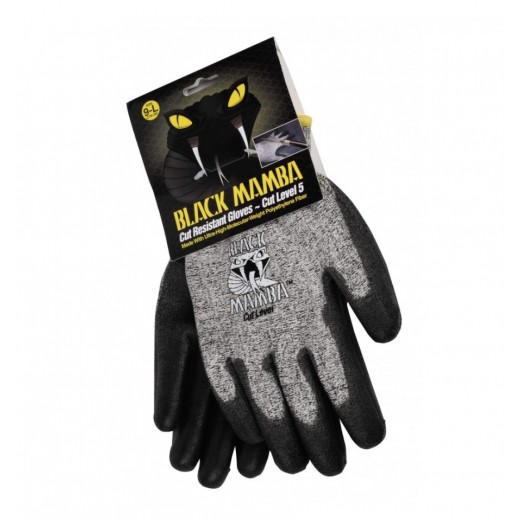 Black Mamba Cut Resistant L kesztyű kézvágás ellen