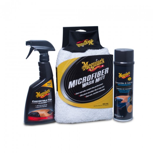 Meguiar's Cabriolet & Convertible Kit teljse kozmetikai készlet a kabriótetők tisztítására és védelmére
