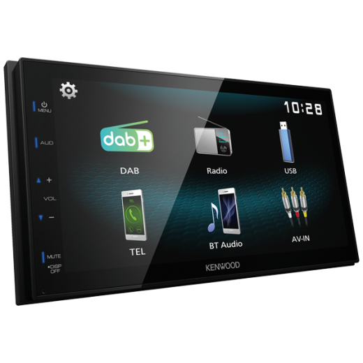 Kenwood DMX-125DAB autórádió mechanika nélkül