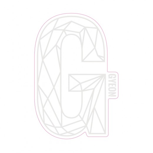 Gyeon G Sticker White (200 mm x 131,3 mm) matrica