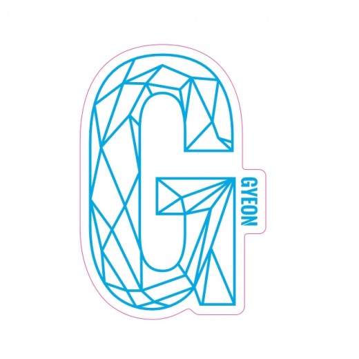 Gyeon G Sticker Blue (100x65,6 mm) matrica
