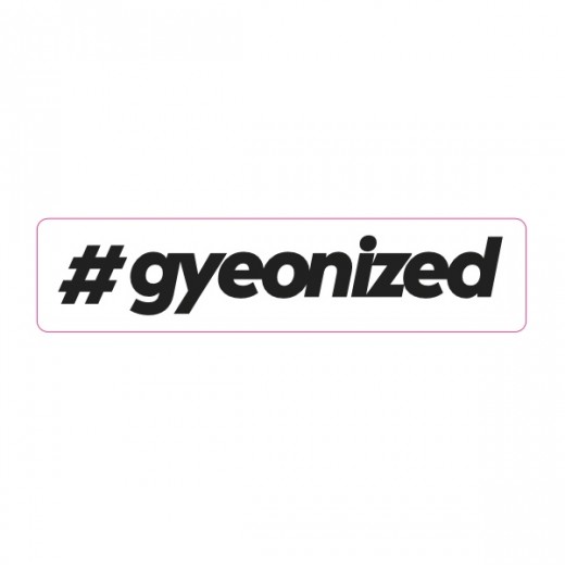 Gyeon #gyeonized Sticker Black (17,9 mm x 100 mm) matrica