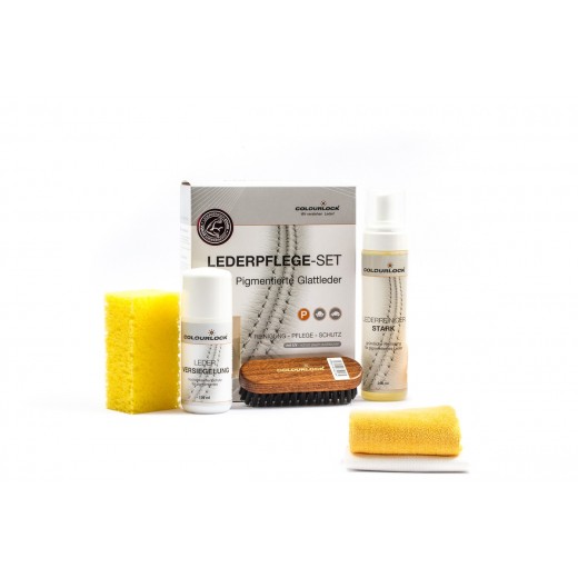 Colourlock Glattleder Pflegeset Stark tisztító készlet a bőrre
