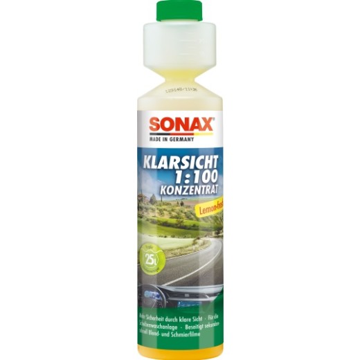 Sonax nyári szélvédőmosó folyadék - koncentrátum 1:100 - citrom - 250 ml