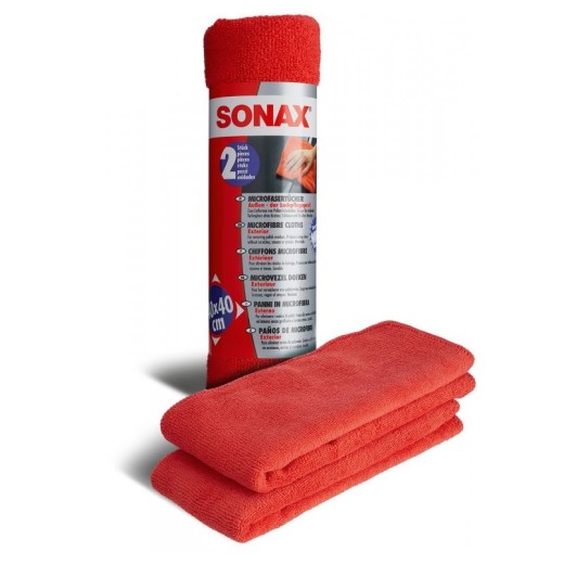 Sonax mikroszálas karosszéria törlőkendő - 2 db