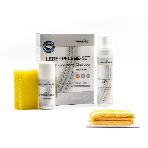 Colourlock Neuleder Pflegeset tisztító és ápoló készlet a bőrre