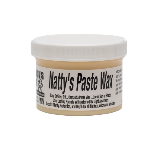 Poorboy's Natty's Paste Wax White karnaubaviasz világos színekhez (227 g)