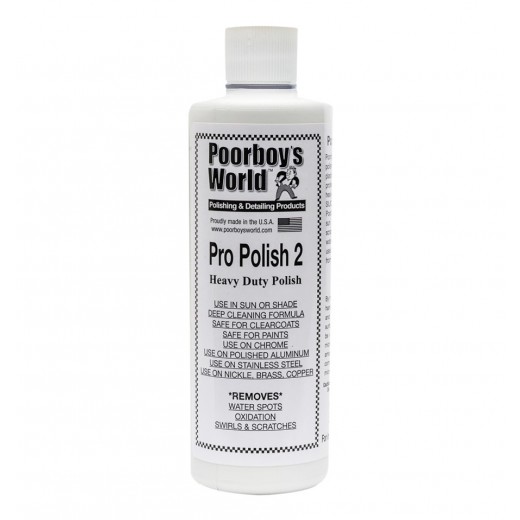 Poorboy's Pro Polish 2 fém- és festékpolírozó (473 ml)