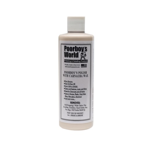 Poorboy's Polish with Carnauba Wax nem abrazív polírozó paszta a világos lakkokhoz (473 ml)