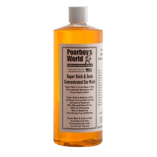 Poorboy's Super Slick & Suds Concentrated Car Wash autosampon (946 ml)