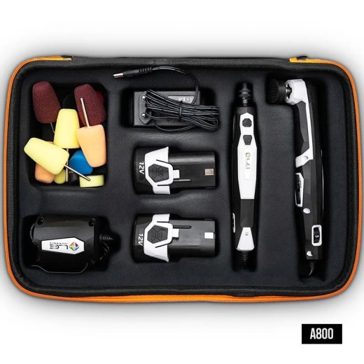 Liquid Elements Mini Battery Polishing Machine KIT A800 Pico Nano AKU polírozógép kiegészítőkkel