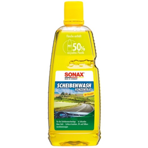 Sonax nyári szélvédőmosó folyadék - koncentrátum 1:10 citrusfélék - 1000 ml