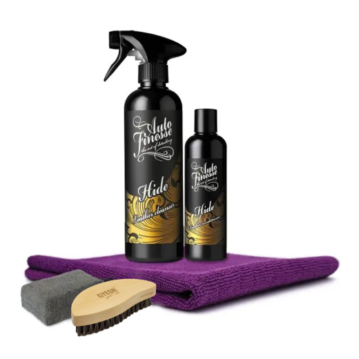 Az Auto Finesse készlete az autóbőr rendszeres tisztításához