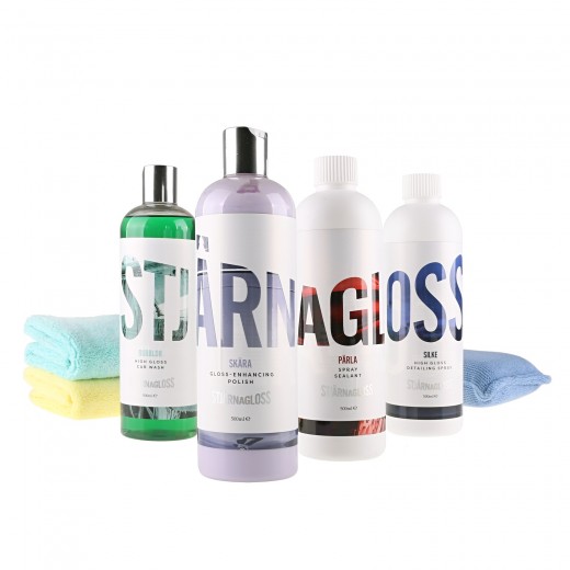 Szett magasfényű és Stjarnagloss festékvédelemhez