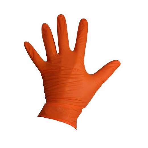 Black Mamba Orange Nitrile Glove - XL vegyszerálló kesztyű