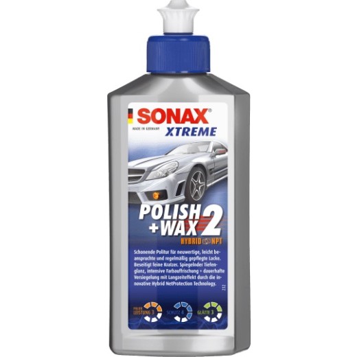 Sonax Xtreme Polish & Wax 2 Hybrid NPT polírozószer viasszal - 250 ml