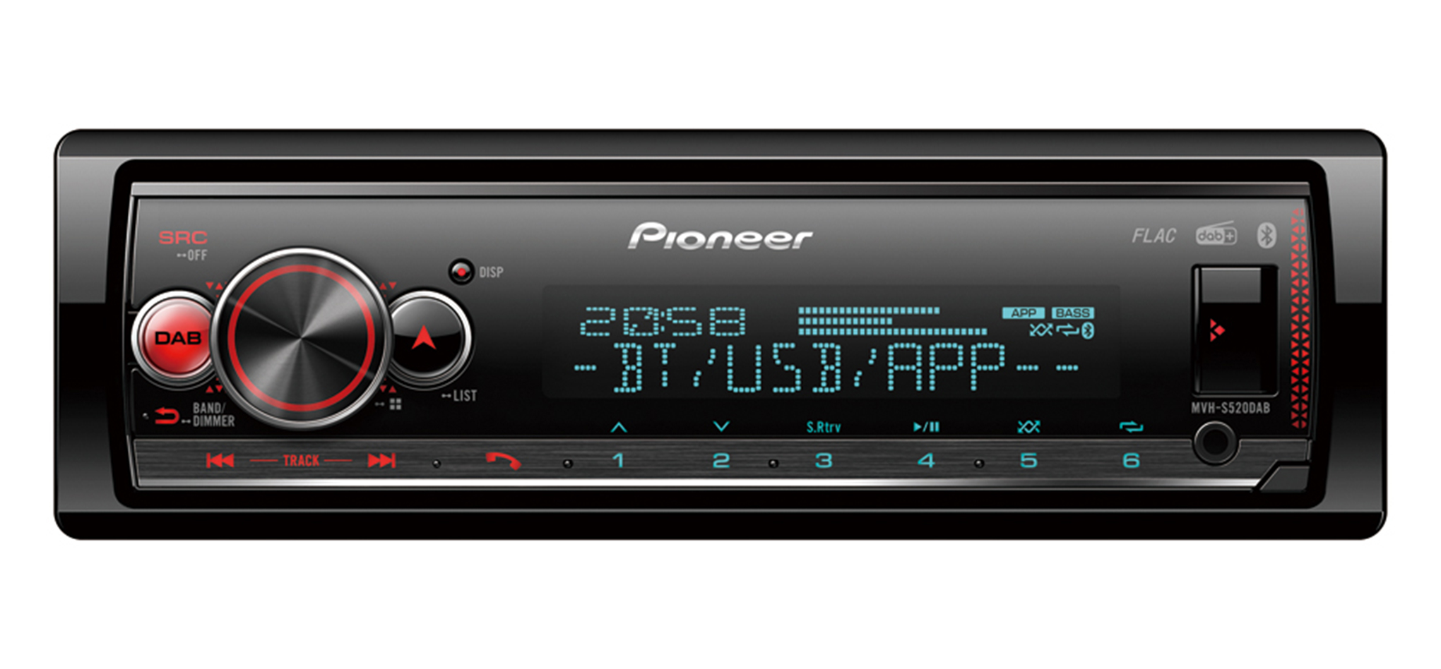 Pioneer MVH-S520DAB autórádió