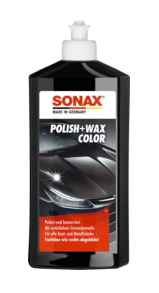Sonax Polish+Wax Color Schwarz (500 ml)