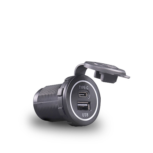 Beépített USB-A és USB-C töltő, 5 V, 4,2 A MY1218