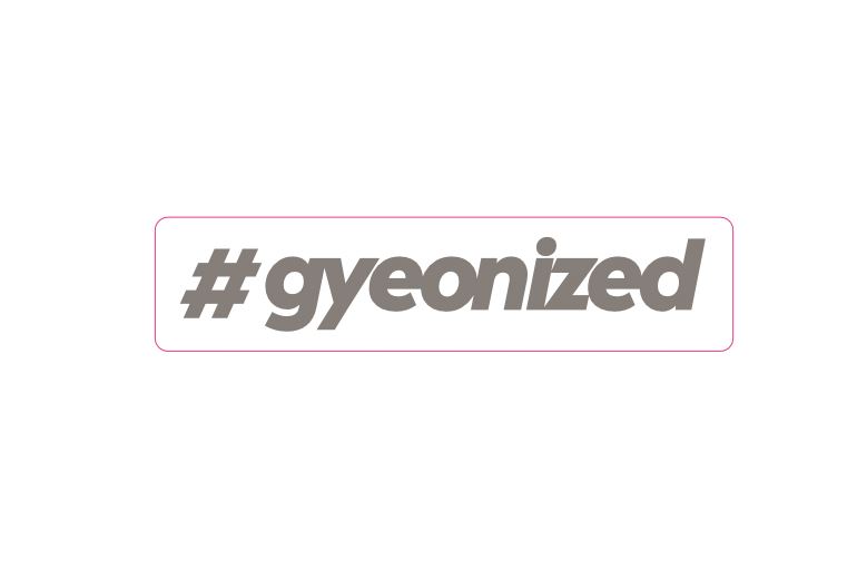 Gyeon #gyeonized Sticker Silver (17,9 mm x 100 mm) matrica