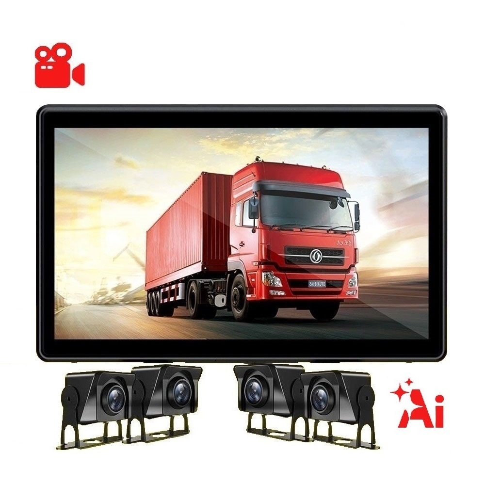 Steelmate C40 - CCTV szett, Ai BSD, 4x AHD 720p, 10" monitor