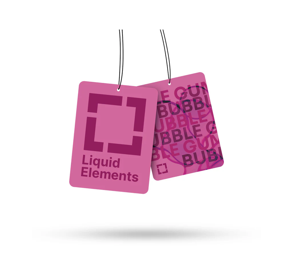 Függesztett autóillatosító Liquid Elements légfrissítő Bubblegum