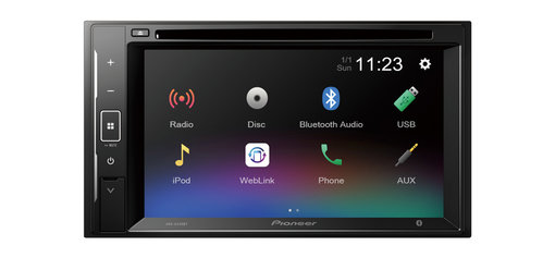 2DIN AutóRáDió Pioneer AVH-A240BT-image