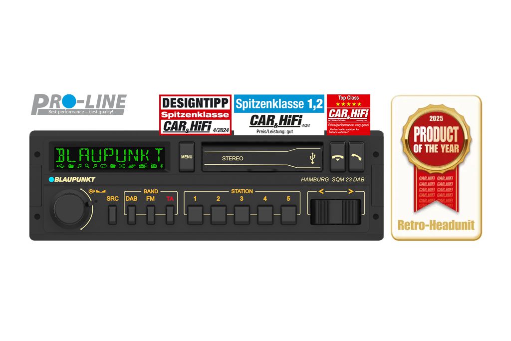Retro autórádió Blaupunkt Hamburg SQM 23 DAB