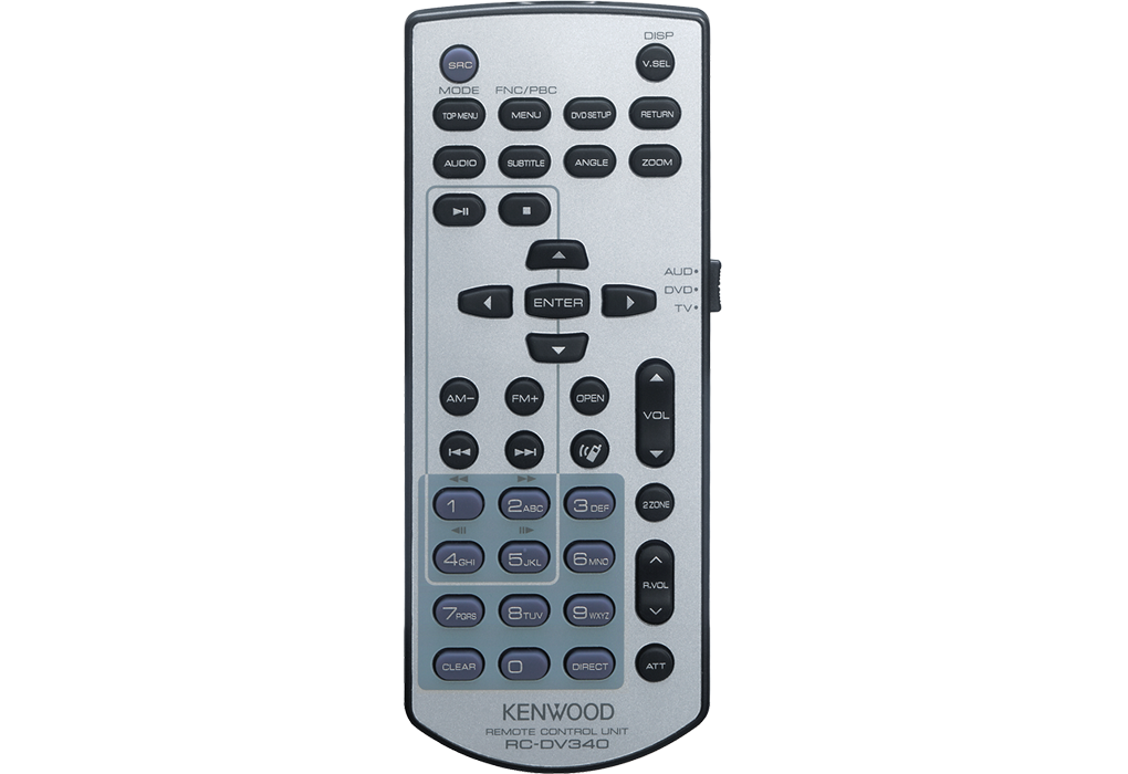 Kenwood KCA-RCDV340 távirányító