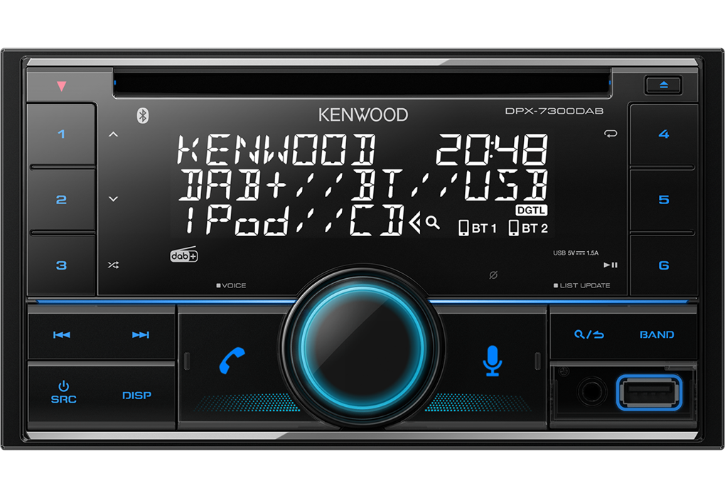 Kenwood DPX-7300DAB 2DIN autórádió