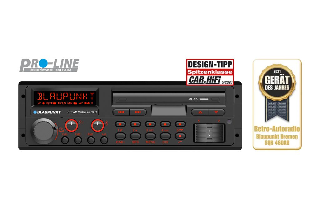 Blaupunkt Bremen SQR 46 DAB retró autórádió