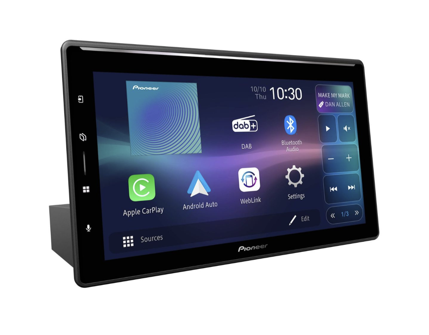Dolby Atmos autórádió Apple CarPlay-en keresztül Pioneer SPH-EVO109DAB