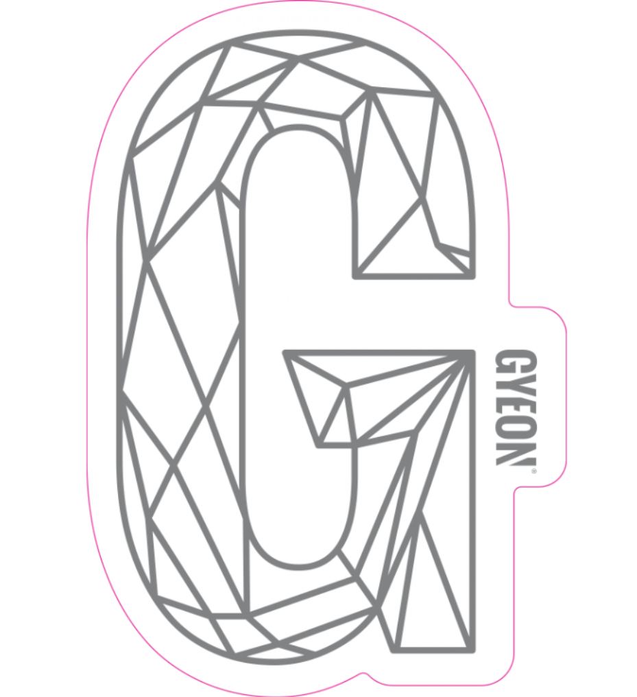 Gyeon G Sticker Silver (400 mm x 254,8 mm) matrica