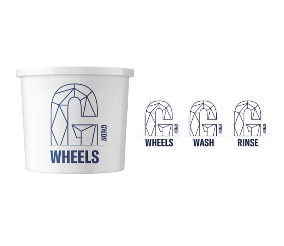 Gyeon Wash Bucket Stickers (3 pcs) matricakészlet a vödörhöz