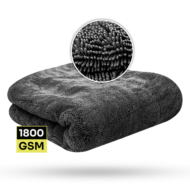 Liquid Elements Drying Towel Black Hole Evo XL Grey - 1800 GSM 50 × 80 cm szárító törölköző