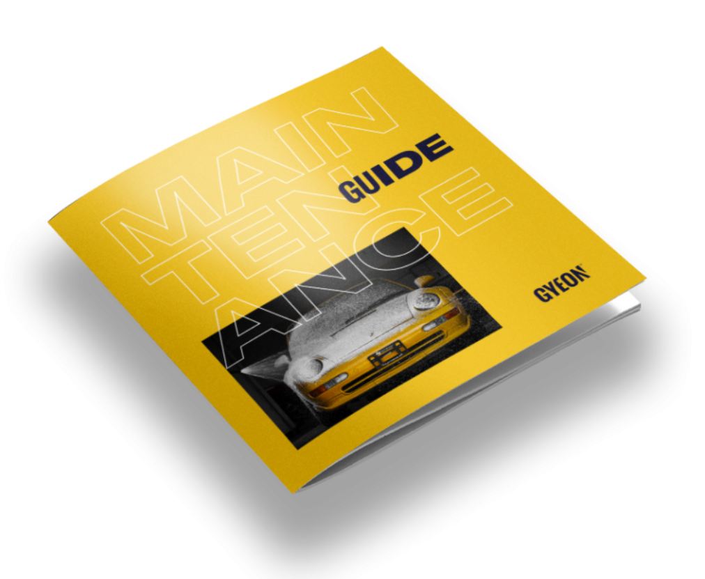 Gyeon Maintenance Guide kézikönyv