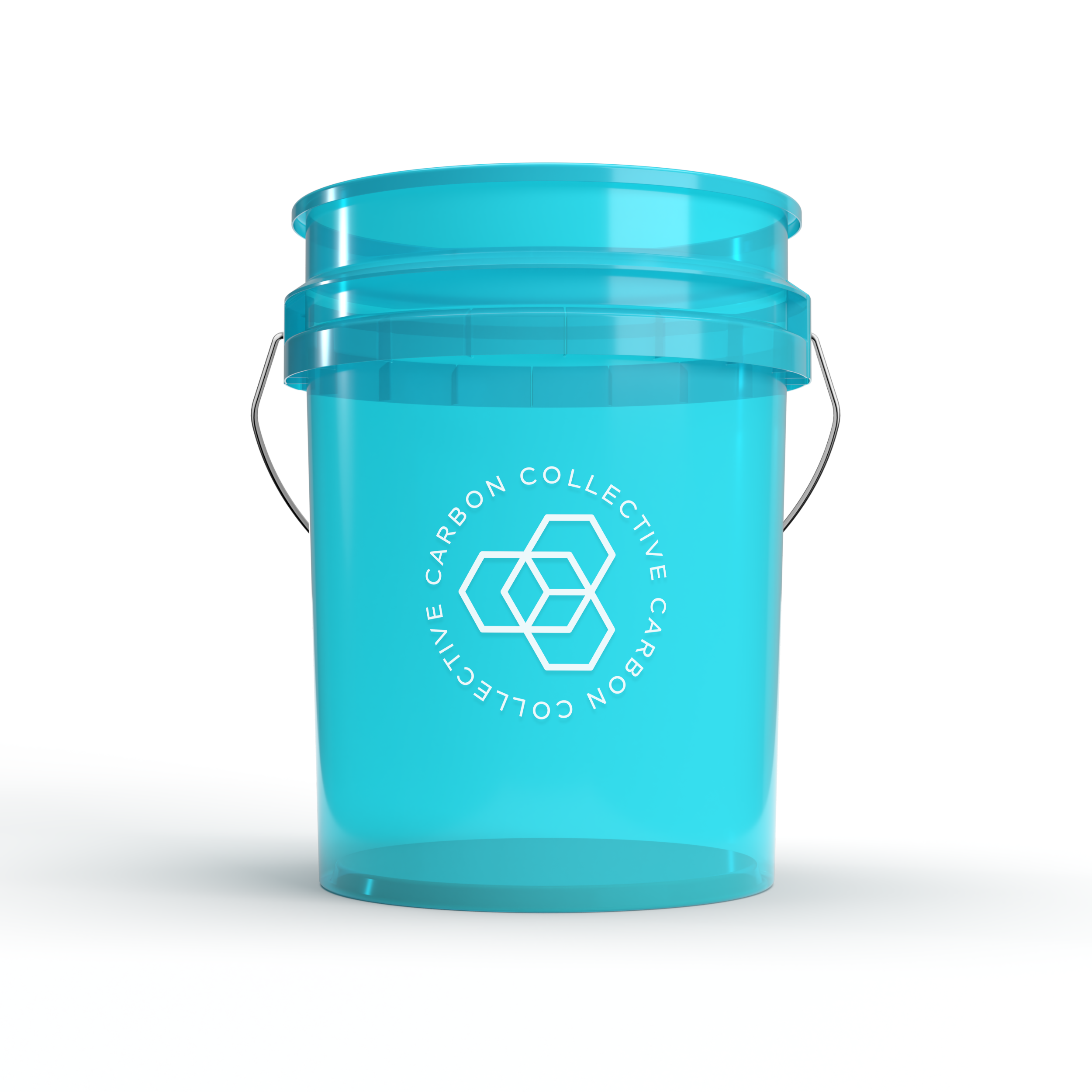 Carbon Collective Clear Teal Detailing Bucket (20 l) vödör