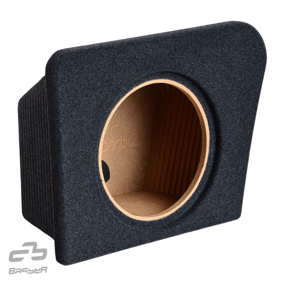 Basser 10"-es OEM mélyláda doboz Škoda Superb 2 járművekhez