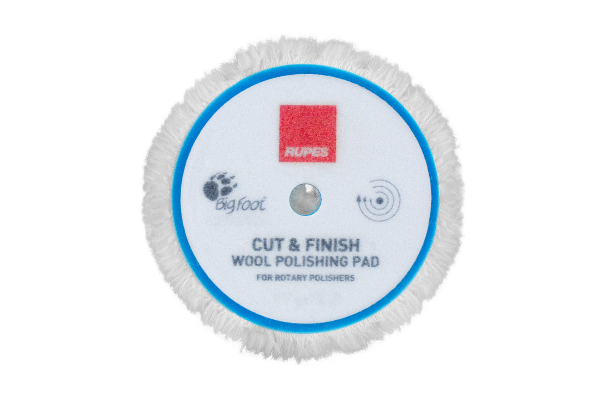 RUPES Cut & Finish Wool Polishing Pad for Rotary 125/150 mm gyapjú polírozókorong