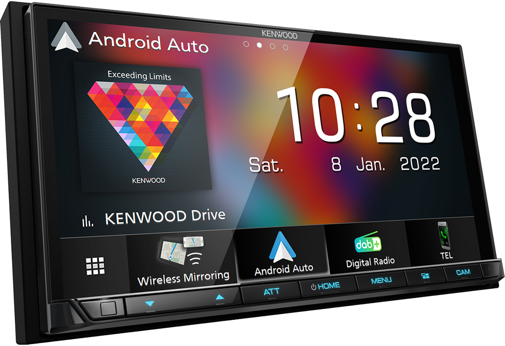 Kenwood DMX-8021DABS autórádió mechanika nélkül