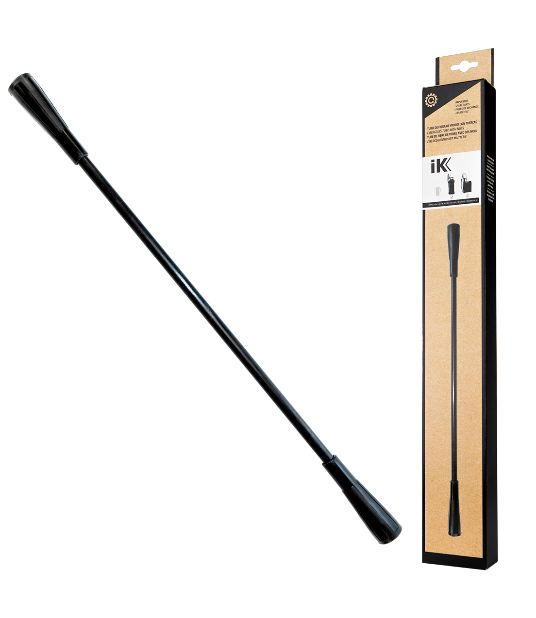 IK üvegszálas cső toldó anyákkal 47 cm