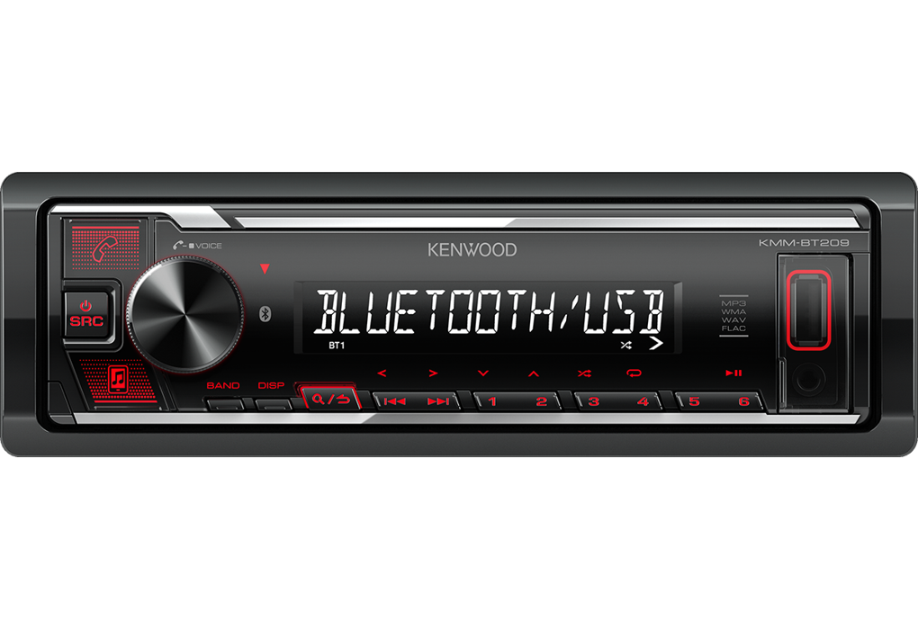 Kenwood KMM-BT209 autórádió CD mechanika nélkül