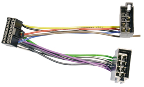 Panasonic 16 pin- ISO csatlakozó