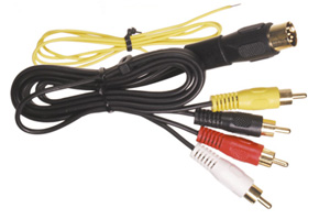 AUX kimeneti adapter DIN - CINCH