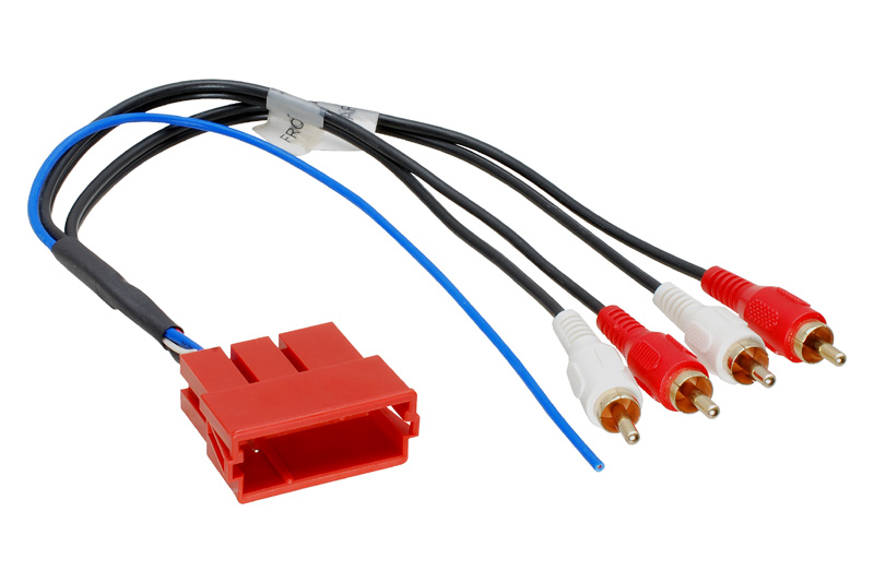 AUX kimeneti adater MINI ISO - CINCH