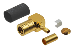 Antenna csatlakozó SMB-B 90°-os női 295021