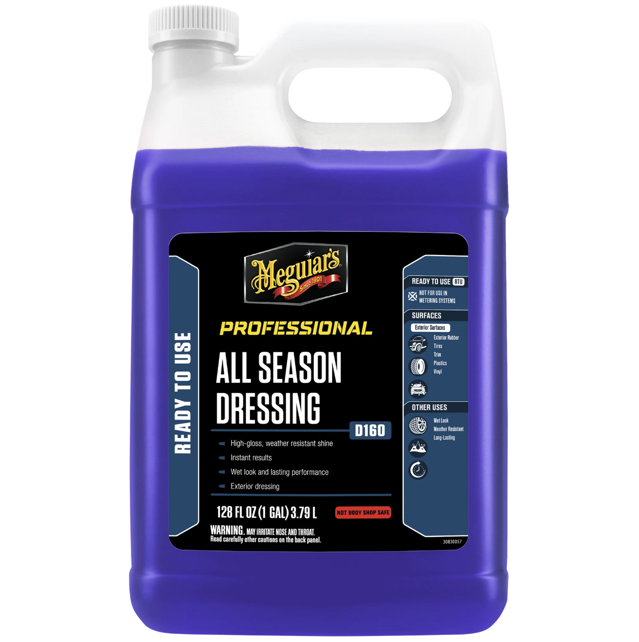 Meguiar's All Season Dressing külső műanyagok felújítására szolgáló termék (3,78 l)